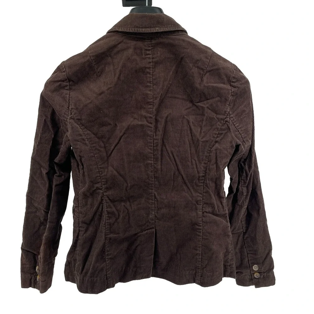 Vintage J Crew Corduroy Blazer Women's 6 Brown  Corp Retro‎ Hong Kong